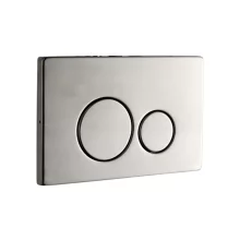 Abacus ISO 2S Brushed Stainless Steel WC Flush Panel