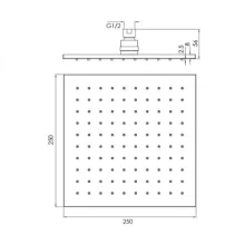 Abacus Chrome Handheld Round Shower Kit