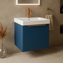 Abacus S3 Concepts Wall Hung Vanity Unit Pack 550mm - Matt Ocean Blue