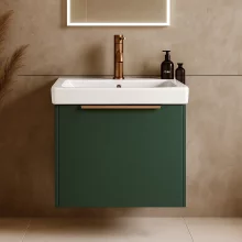 Abacus S3 Concepts Wall Hung Vanity Unit Pack 550mm - Matt Sage Green