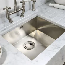Abode Matrix R0 Square 1 Bowl Undermount 340mm Stainless Steel Kitchen Sink 