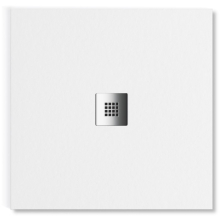 Tailored Trays Cuttable Slate Shower Tray in Arctic White 760 x 760