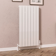 Tunstall Double Mirror 1800 x 380 Radiator Matt White