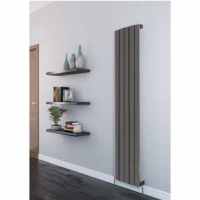 Eastbrook Addington 1400 x 514 Matt Anthracite Type10 Radiator