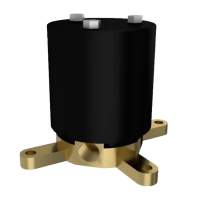 Jaquar Laguna Black Matt and Gold Bath Spout with Diverter