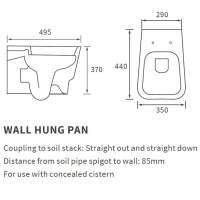 Termond Wall Hung Toilet & Soft Close Seat
