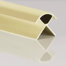 ALU-TRIM 10mm External Corner Aluminium Trim - Brushed Brass