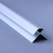 ALU-TRIM 10mm External Corner Aluminium Trim - Satin Silver