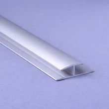 ALU-TRIM 10mm H Join Aluminium Trim - Satin Silver