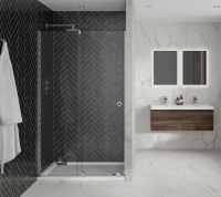 Aqualavo 900 x 900mm White Gloss Effect Quadrant Shower Tray