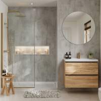 Nuvola Terrazzo - Showerwall Panels