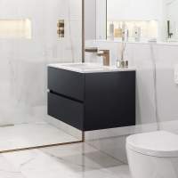 Villeroy & Boch Avento 340 RH Door Cloakroom Vanity Unit With RH Basin - Oak Kansas