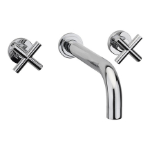 Sagittarius Avant 3 Hole Wall Mounted Bath Mixer Tap