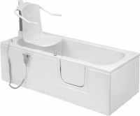 Aventis Bath - Walk In Power Lift Bath (1695 x 695mm) With front Panel, Seat and Electronic Power Lift Kit Mantaleda