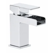 Balfron Waterfall Monobloc Basin Mixer Tap inc Wastes - HighLife Bathrooms