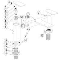 Francis Pegler Waterfall Bath Filler Tap 