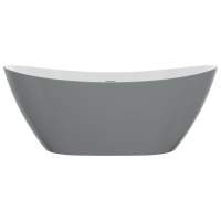 Barbary 1700mm Freestanding Grey Double Ended Bath