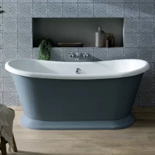 Bayswater Boat 1700 x 750 Stiffkey Blue Freestanding Bath