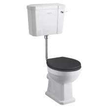 Bayswater Fitzroy Comfort Height Toilet with Low Level Lever Cistern & Seat