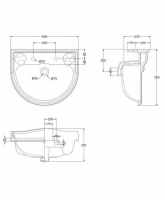 Bayswater Porchester Traditional Close Coupled Toilet  - Flush Handle