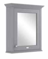 Bayswater 600mm Mirror Wall Bathroom Cabinet - Plummett Grey