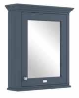 Bayswater 600mm Bathroom Mirror Wall Cabinet - Stiffkey Blue