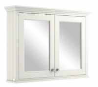 Bayswater 1050mm Double Mirror Wall Cabinet - Pointing White