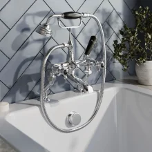 Nuie Revolution Brushed Brass Bath Filler