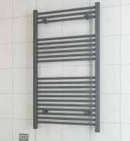 Biava Dry Element Electric Towel Radiator - Anthracite - 1100 x 500mm - Eastbrook