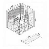 Artize Aura Two to Three Person Infrared Sauna