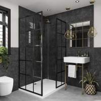 Multipanel Levanto Marble Large Tile Effect Shower Board