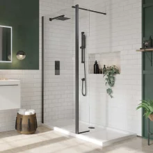 Lancia S8 Wetroom Shower Screen - Chrome