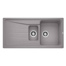 Blanco SONA 6 S 1.5 Bowl Inset Silgranit Reversible Kitchen Sink - Alumetallic - 519854