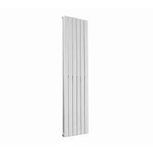 Bravo 1600 x 408mm White Double Vertical Designer Radiator