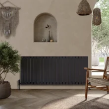 Lancia Apex 413 x 1800mm Anthracite Vertical Designer Radiator
