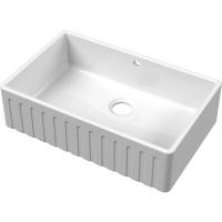 NUIE Butler Fluted Sink with Overflow 795 x 500 x 220mm