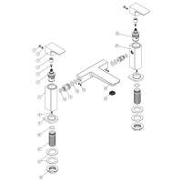 Sagittarius Blade Bath Filler Tap