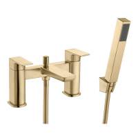 Buff Bath Shower Mixer - Brushed Brass