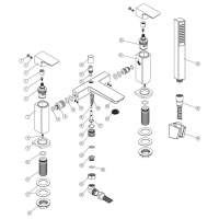 Jaquar Florentine Chrome Bath Shower Mixer Tap