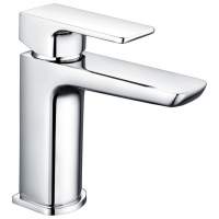 Buff Cloakroom Basin Mixer & Click Clack - Chrome