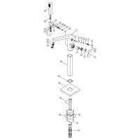 Vema Timea Chrome Floor Standing Bath Shower Mixer Tap (DITBP1002) 