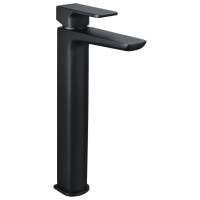 Buff Mono Tall Basin Tap - Matt Black