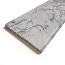 Nuance Calacatta Statuario Glaze Waterproof Shower Panel by Bushboard