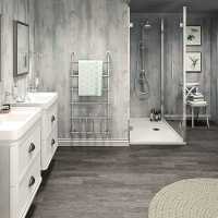 Perform Panel Silver 1200mm Bathroom Wall Panels