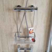 Croydex Premium Two Tier Shower Caddy - 250 x 180 x 105mm - Rust Free