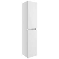 Campbell 300mm 2 Door Wall Hung Tall Unit - White Gloss