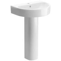 Campbell Bathroom Suite, Basin, Toilet & Double Ended Bath 1700mm 