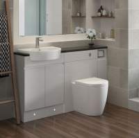 Ava Soft Square Rimless Back to Wall Toilet & Soft Close Seat 