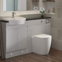 RAK Feeling Matt White Rimless Back To Wall Toilet & Soft Close Seat