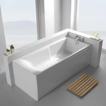 Carron Eco Axis 1700 x 700 Single Ended Bath Low Level - Reinforced Carronite